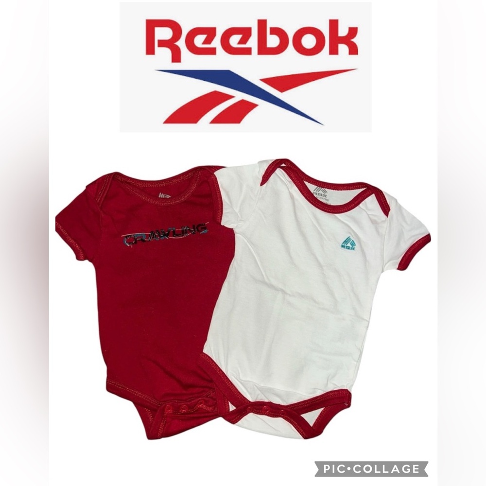 RBX Red and White Kids Bodysuit Duo